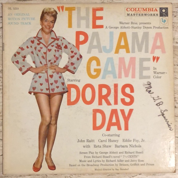 Adler And Ross, Doris Day The Pajama Game Movie Soundtrack Vinyl Lp - Picture 3 of 8